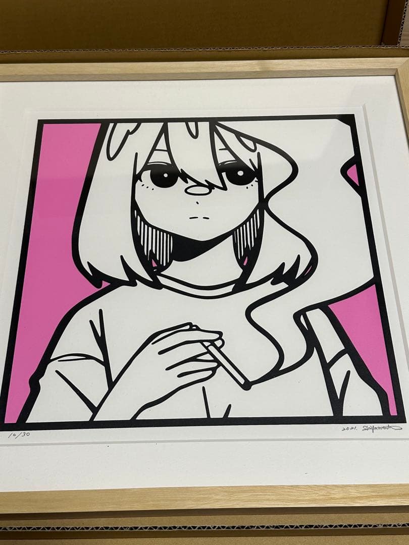 SHIGEMATSU シルクスクリーン 版画 2021年