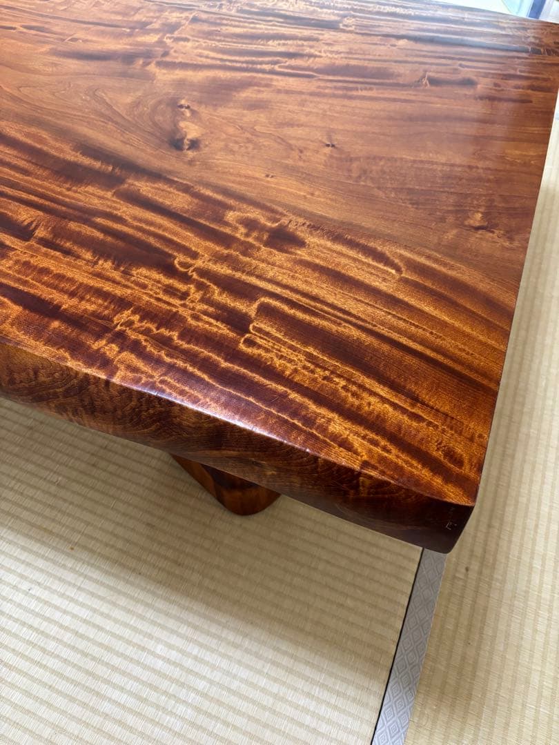 長方形座卓　一枚板テーブル