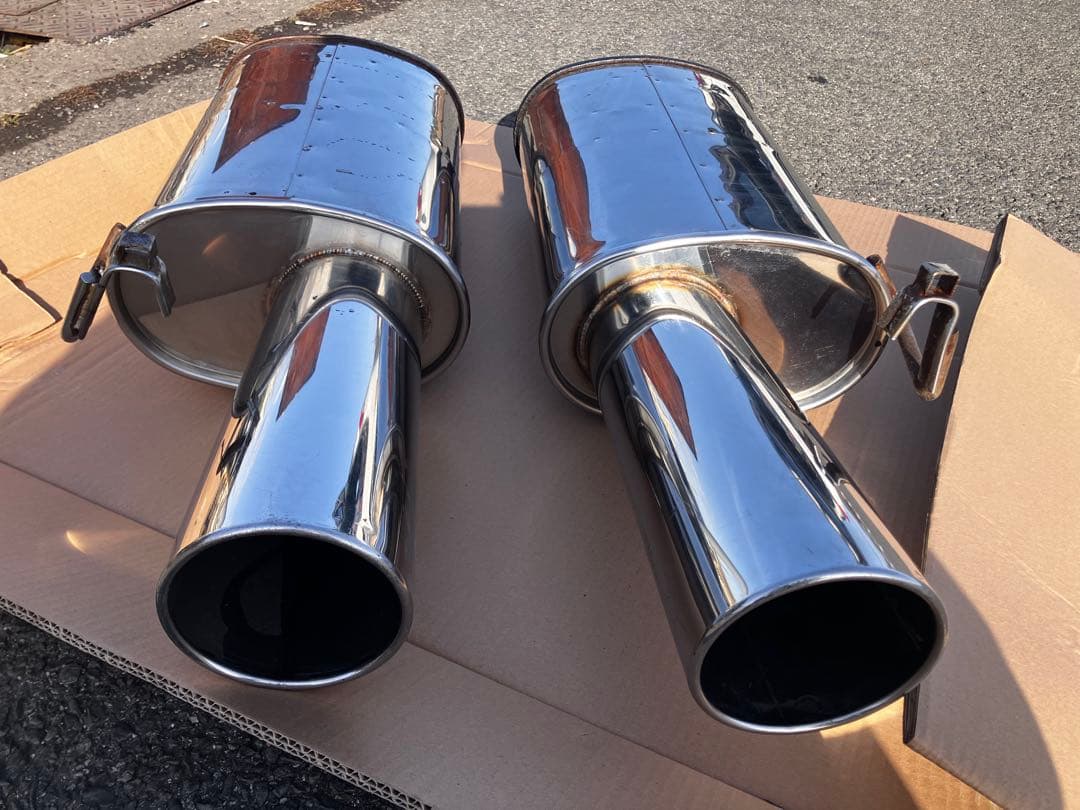 15 14 マジェスタ アリスト5ZIGEN マフラー左右出し　当時物