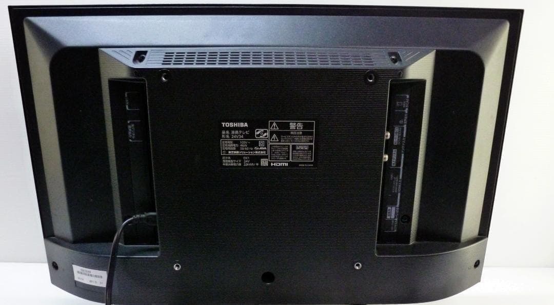 東芝 REGZA 24V型 液晶テレビ 24V34 リモコン付 レグザ TV ⑤