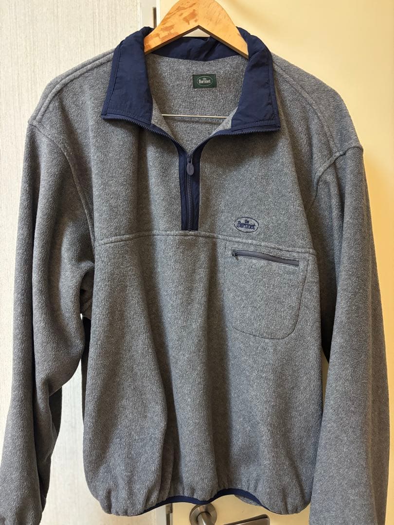 the barnnet フリースハーフジップアップ ジャケット スウェット