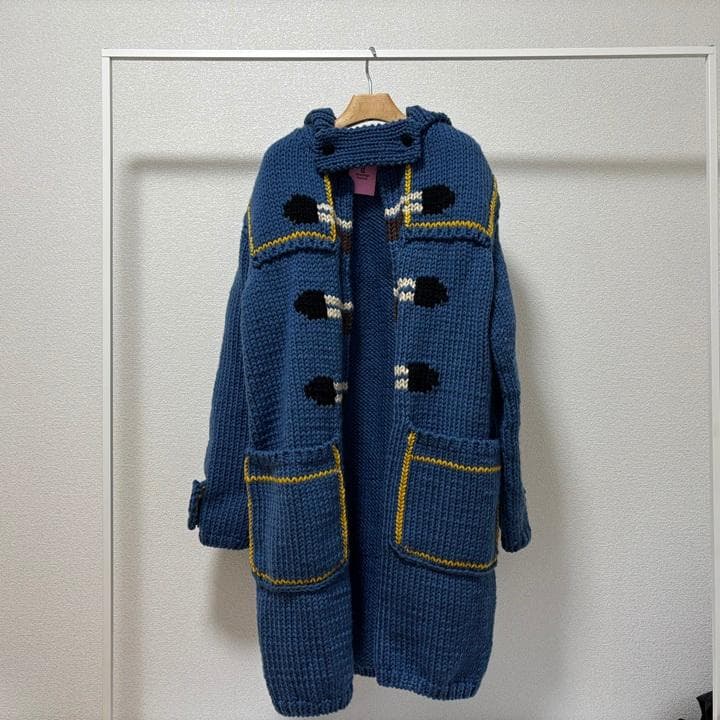 ジャケット・アウター anrealage homme 24AW KNIT DUFFLE COAT M