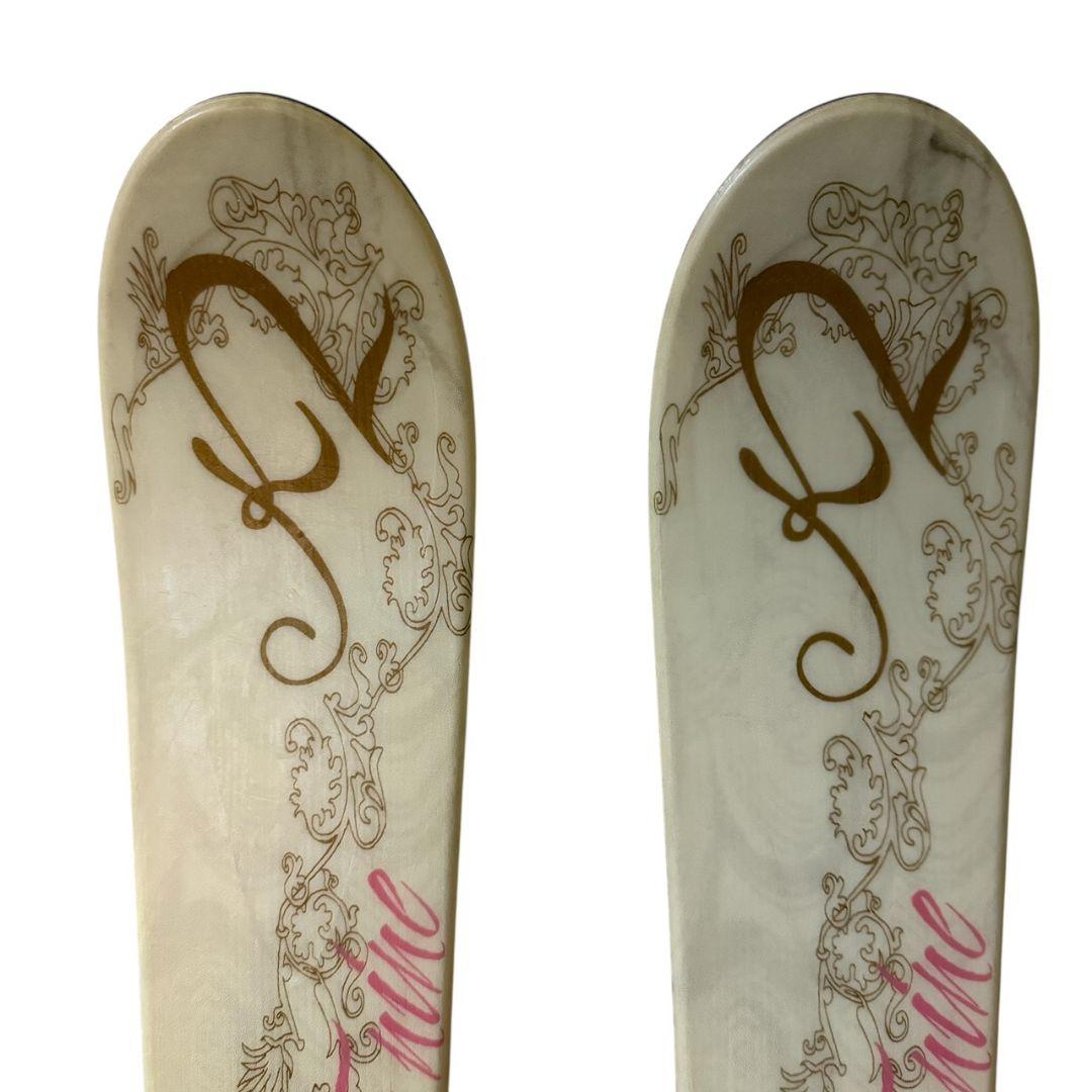 【K2】T:NINE スキー板　ビンディング付き　153cm