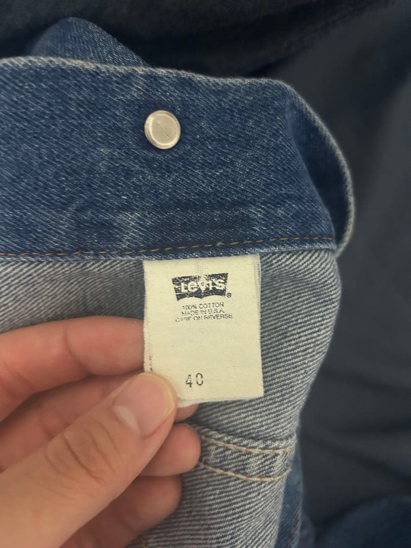 90s USA製 Levi's 70505 4th デニムジャケット サイズ40