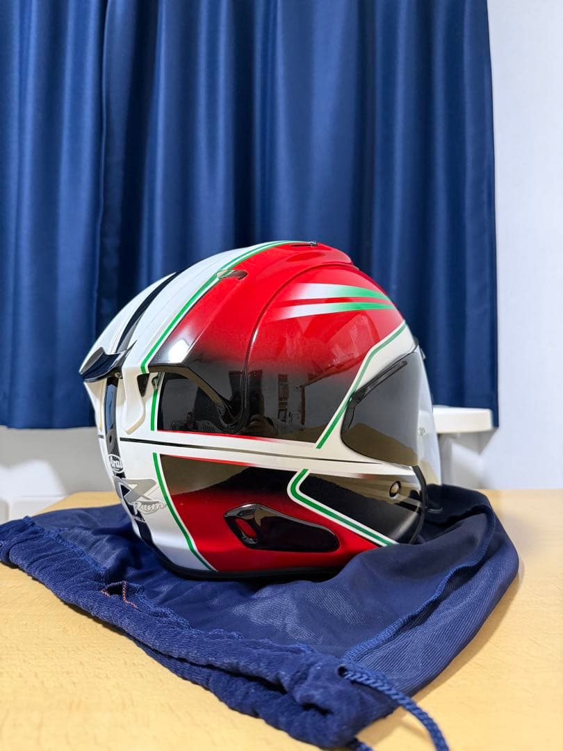 未使用 Arai VZ-RAM WEDGE レッド Sサイズ ジェットヘルメット