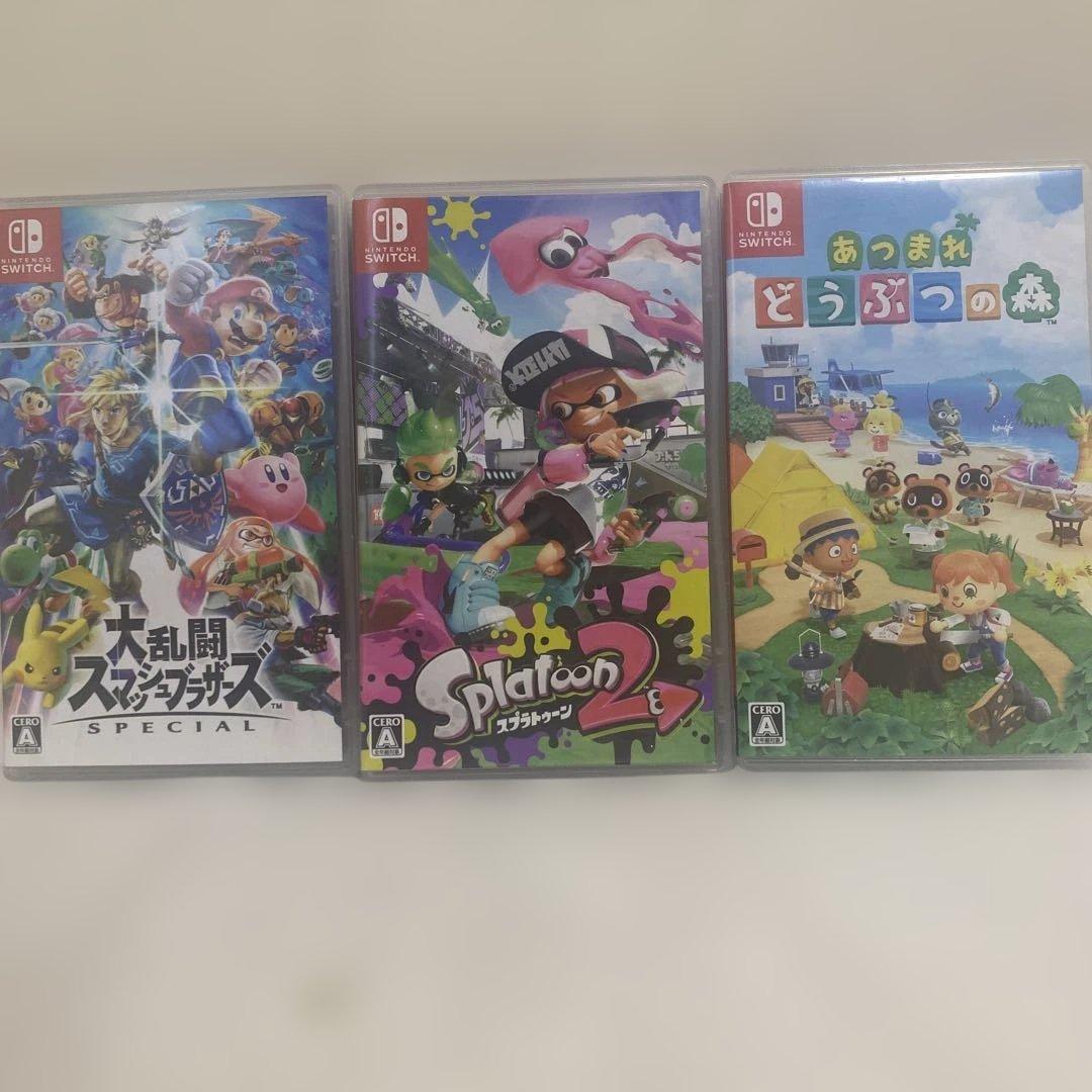 あつ森 ＆スプラ2 ＆ スマブラ まとめ売りセット