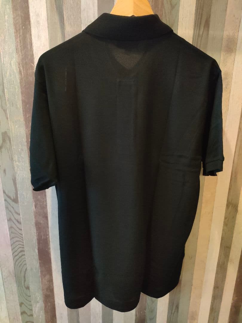 LACOSTE ブラック ポロシャツ XL