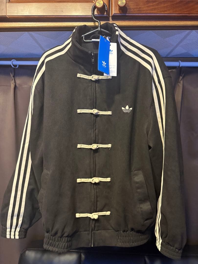 nadidas アディダス 中国限定チャイナトラックジャケット ブラックL