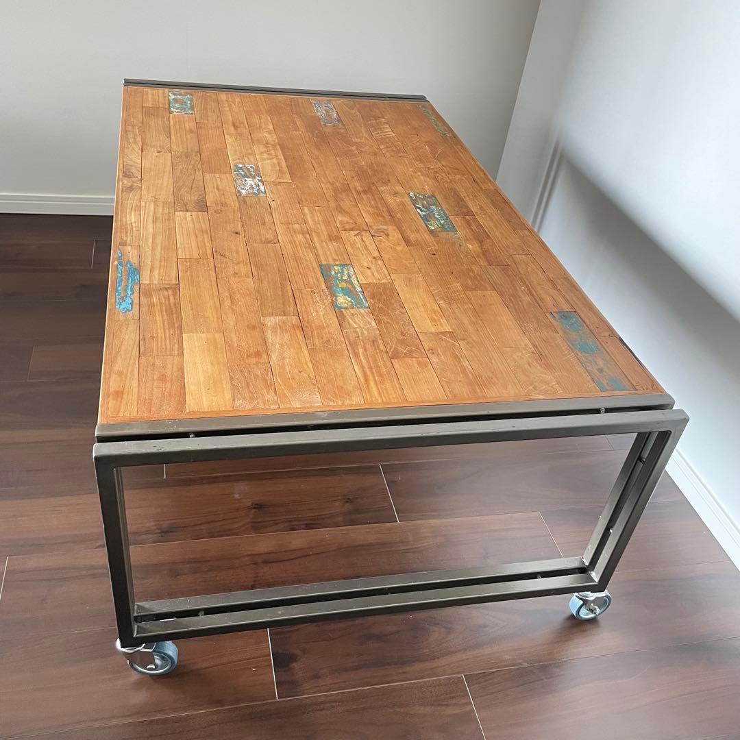 d-Bodhi（ディーボディ） ストッパー機能付きキャスター仕様センターテーブル