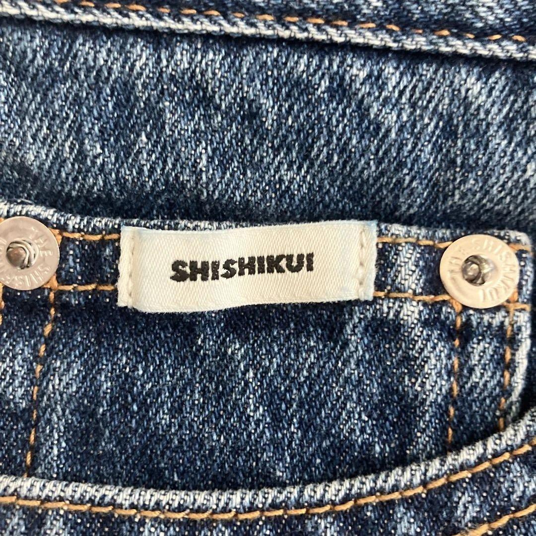 パンツ SHISHIKUI short jean INDIGO