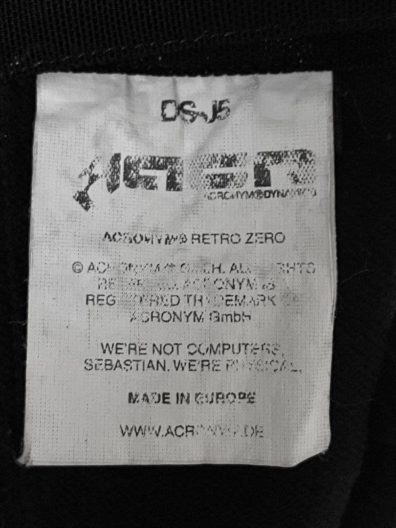 ACRONYM DS-J5 アクロニウム