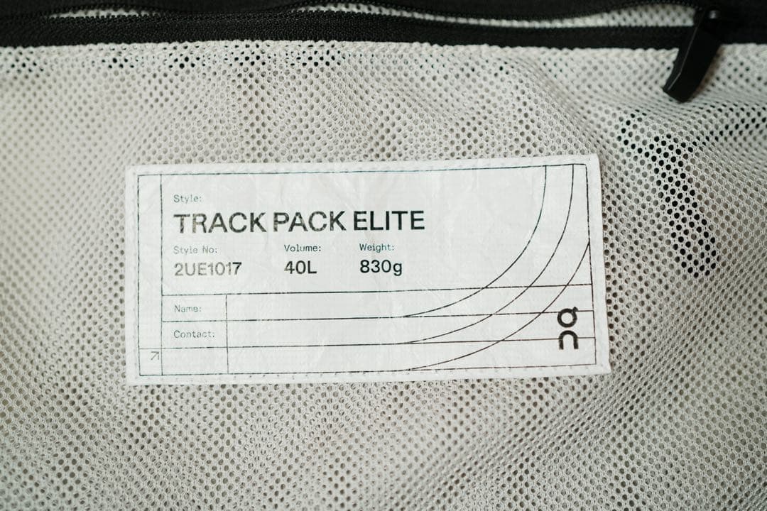 バッグ On Track Pack 40L Elite Black