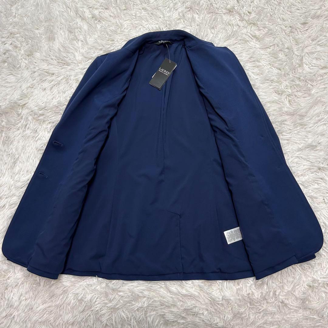 【新品・タグ付き】ローレンラルフローレン 紺ブレザー 銀ボタン ネイビー 2