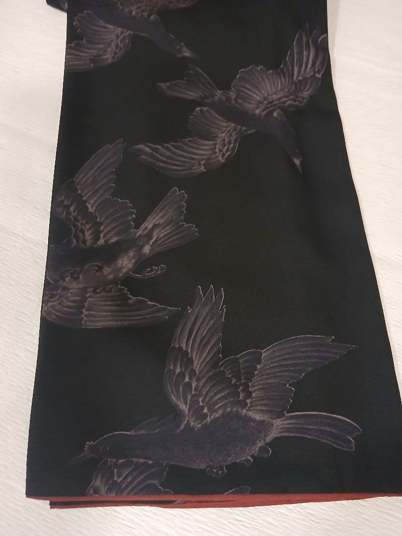 ✨レア✨岡重八咫烏の袷着物