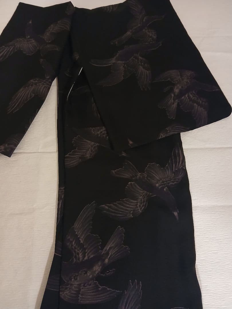 ✨レア✨岡重八咫烏の袷着物