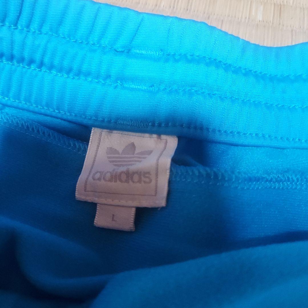 アディダス オリジナルス 青空三葉 ジャージ セットアップ スカイブルー