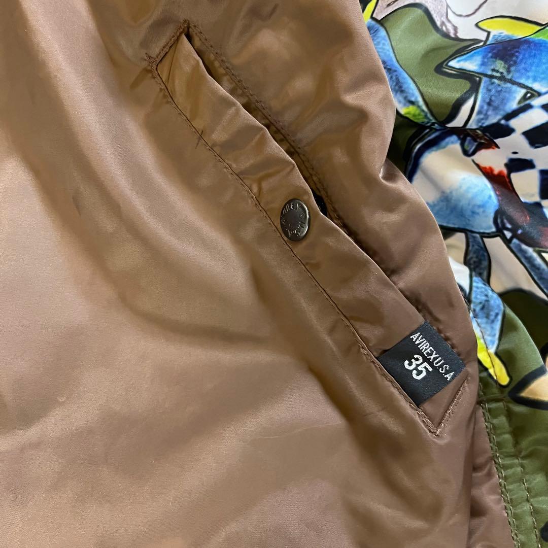 最終‼️限定✨ AVIREX 35周年記念 MA-1 リバーシブル L フライト