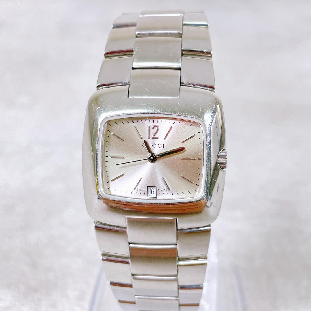 GUCCI グッチ 8500L レディース 腕時計 ステンレス 電池新品交換済み