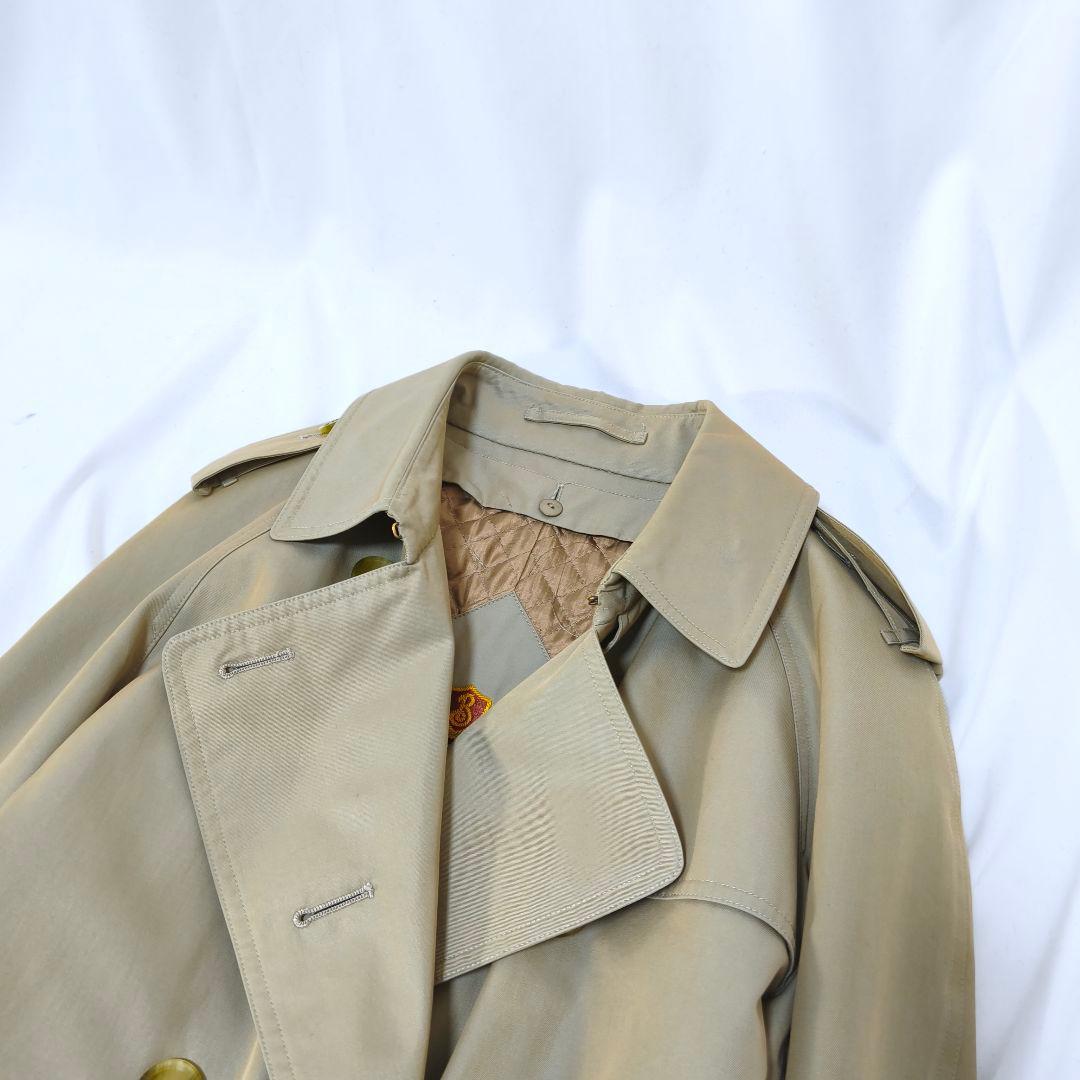 希少美品✨バーバリープローサム ライナー付 ロングトレンチコート カーキ