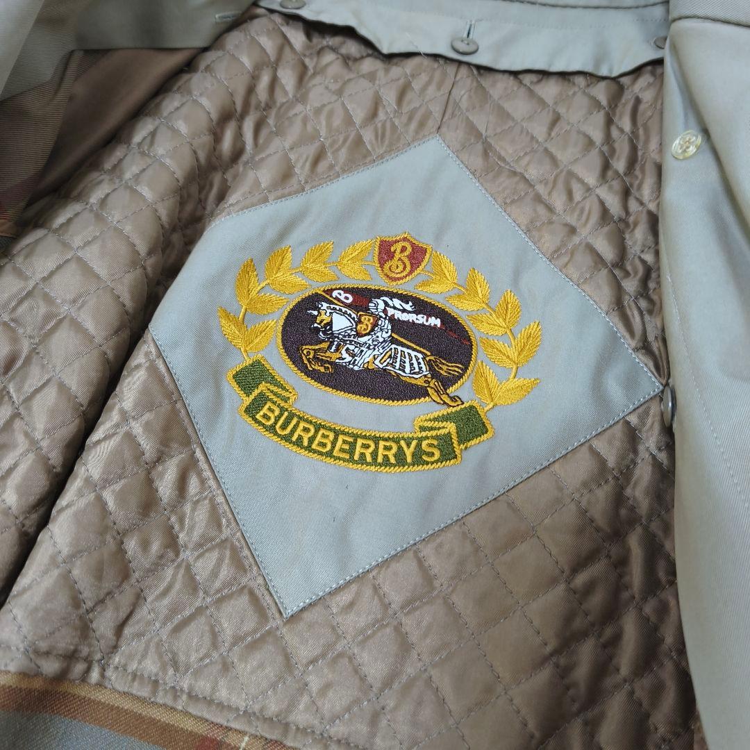 希少美品✨バーバリープローサム ライナー付 ロングトレンチコート カーキ