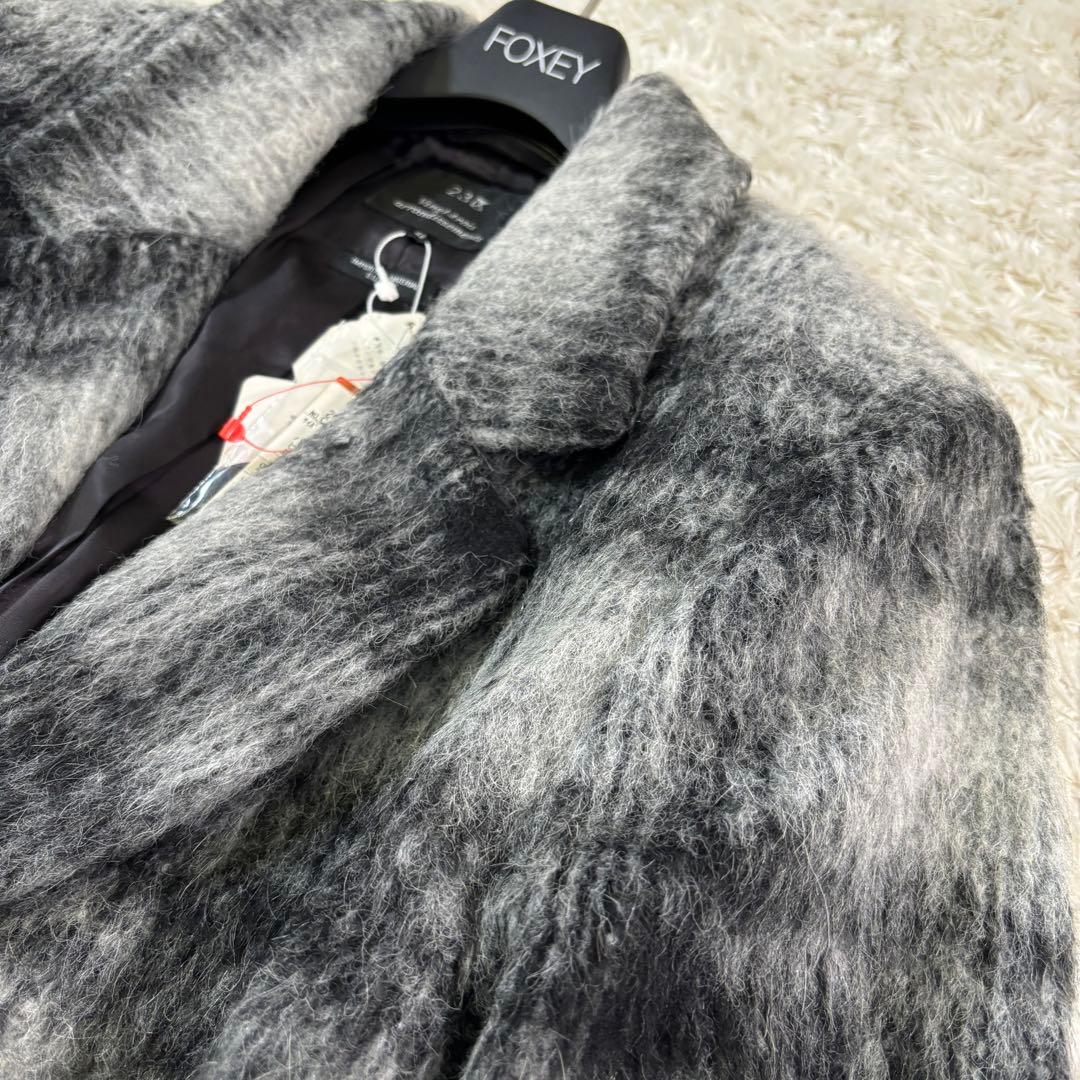 新品　23区　大きいサイズ　5.5万円　アルパカ　モヘヤ　チェスターコート　48