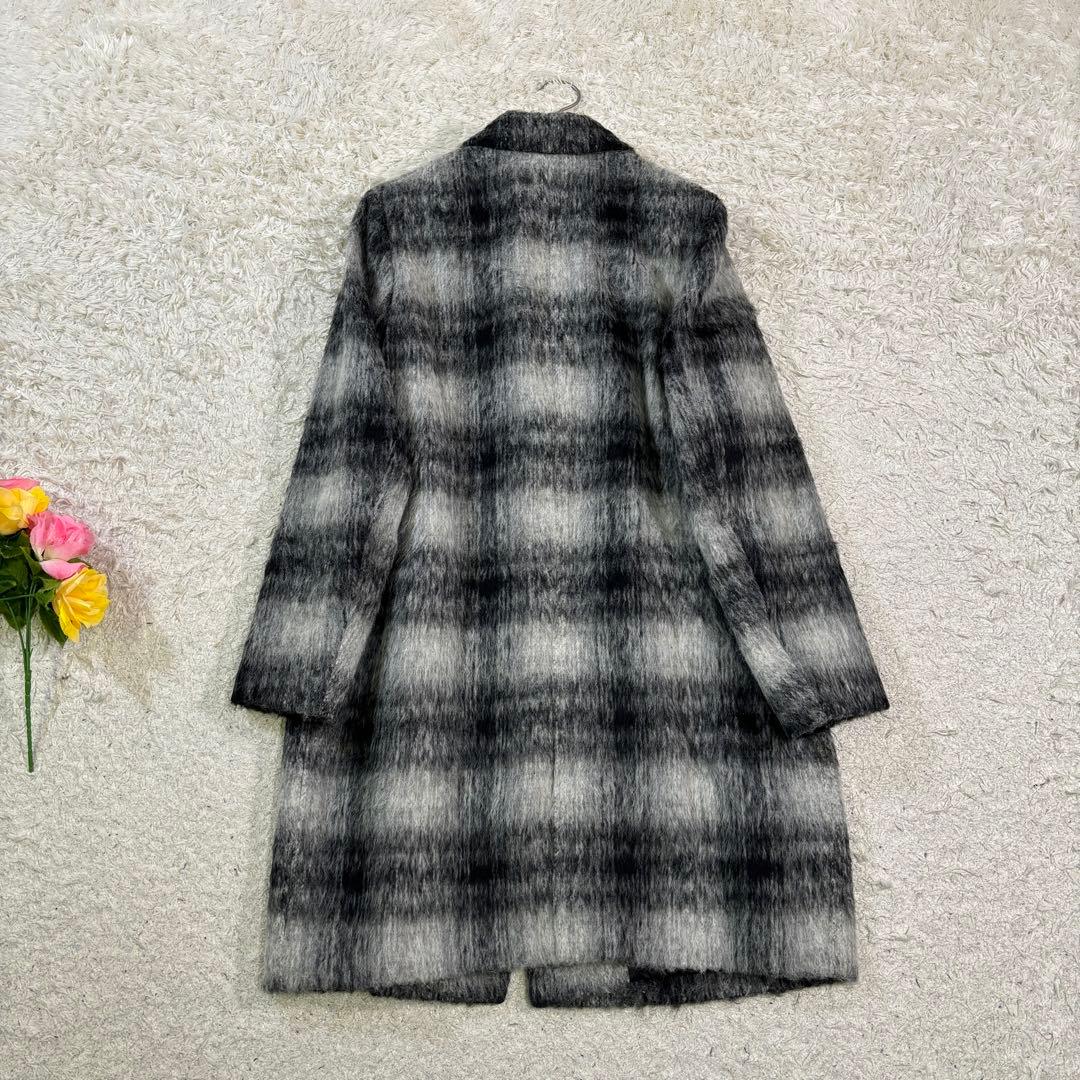 新品　23区　大きいサイズ　5.5万円　アルパカ　モヘヤ　チェスターコート　48