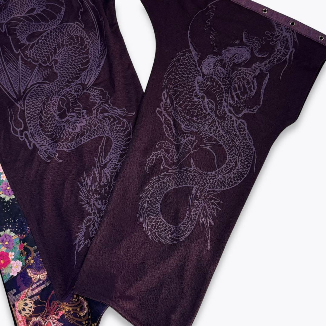 【未使用タグ付き】キューティーフラッシュ 着物振袖 アシンメトリーワンピース