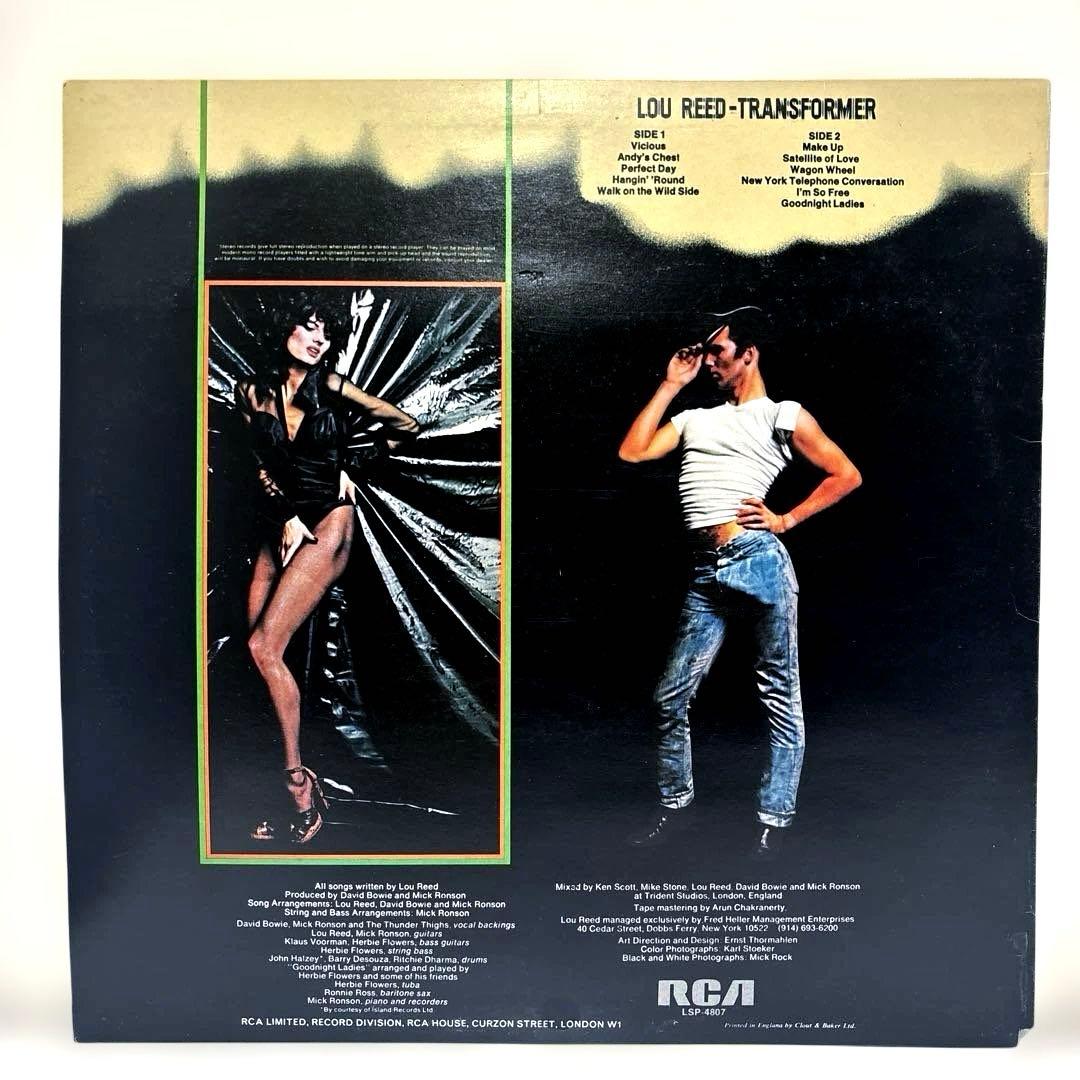 【UKオリジナル】ルーリード　トランス・フォーマー　初版ラベル　音質良好！！