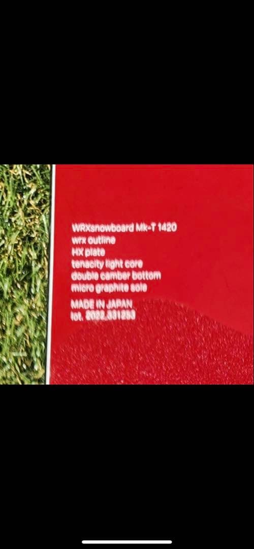 WRX mk-t 22-23モデル 142㎝