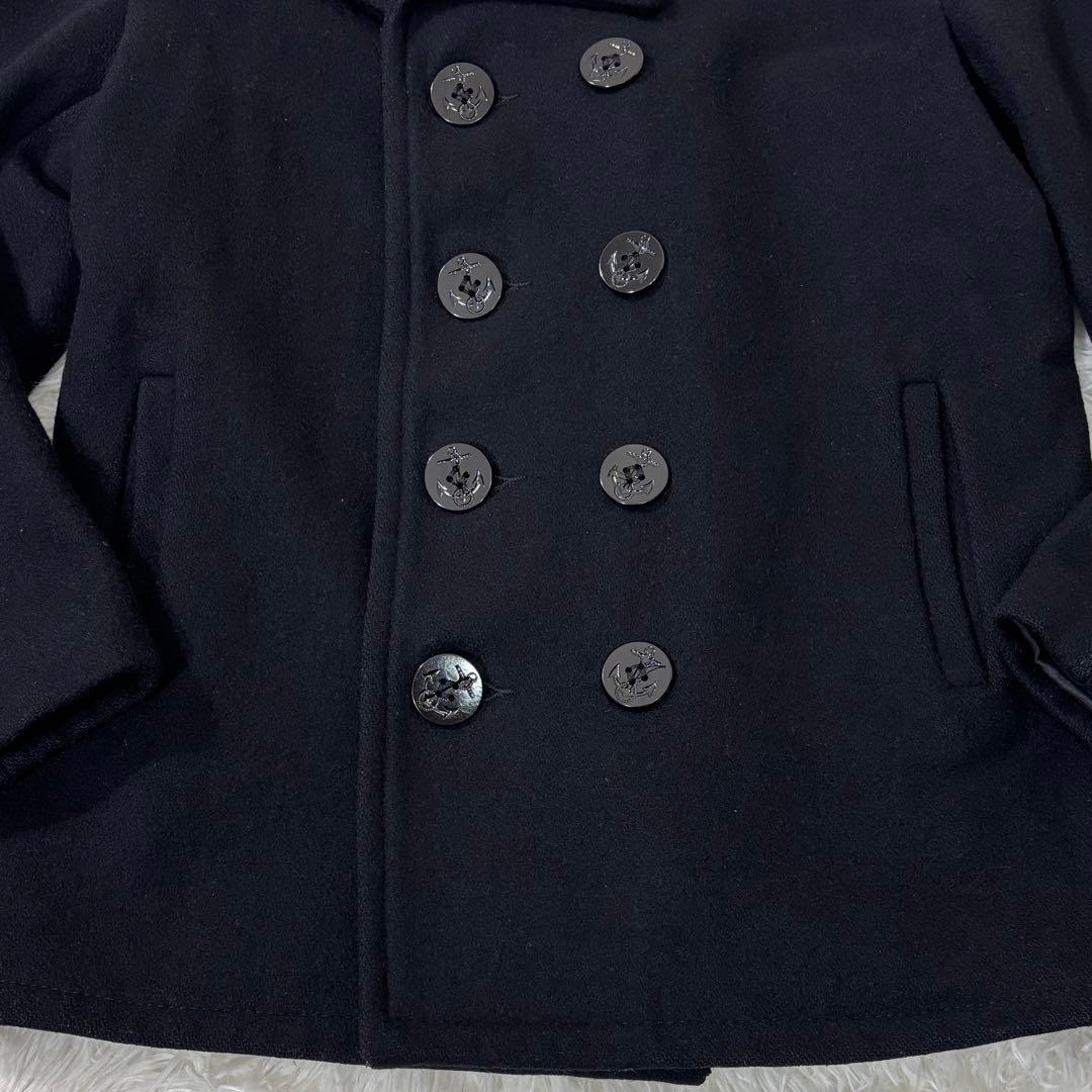 SCHOTT ショット USA製 ピーコート 740N メンズ ブラック 38