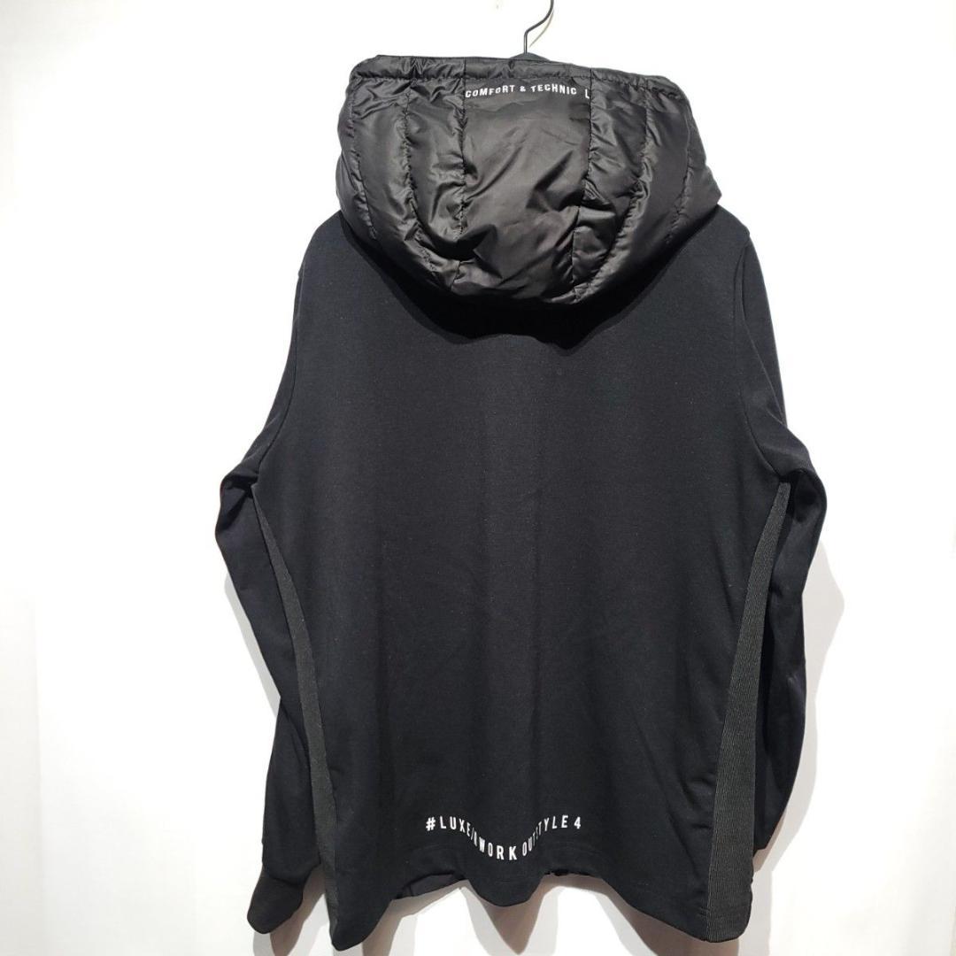 LUXE/R コンビネーション ダウン フード ジャケット M 黒