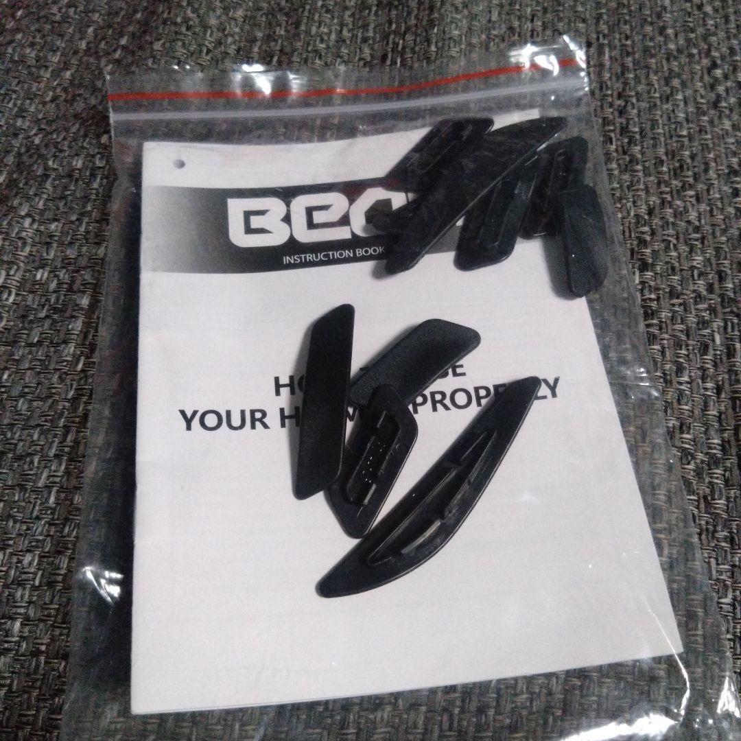 未使用品BEONマットブラックジェットヘルメットL