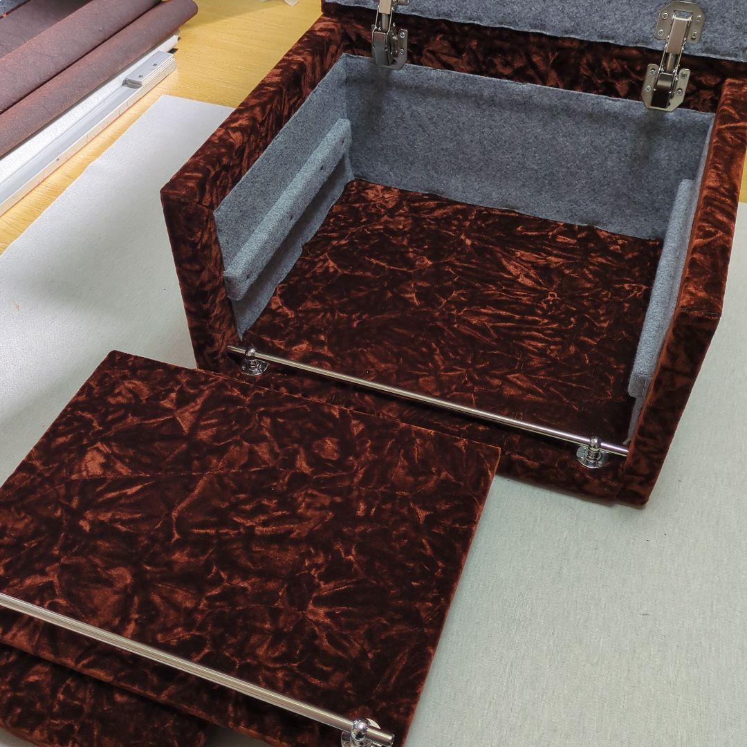 【か】コンソールBOX（交換タイプ）&保冷庫蓋【チンチラブラウン】