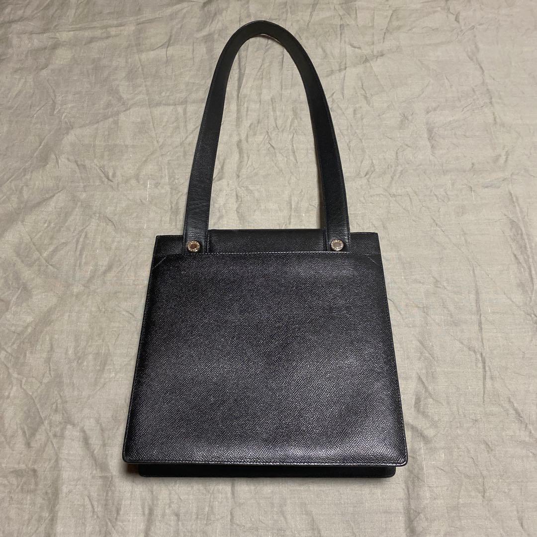 d*9様 BULGARI ブラック ショルダーバック