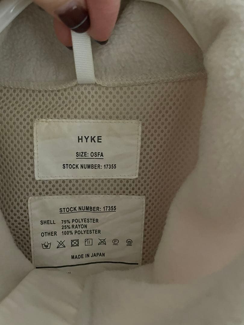 ジャケット・アウター HYKE ecwcs gen3 fleece cropped VEST