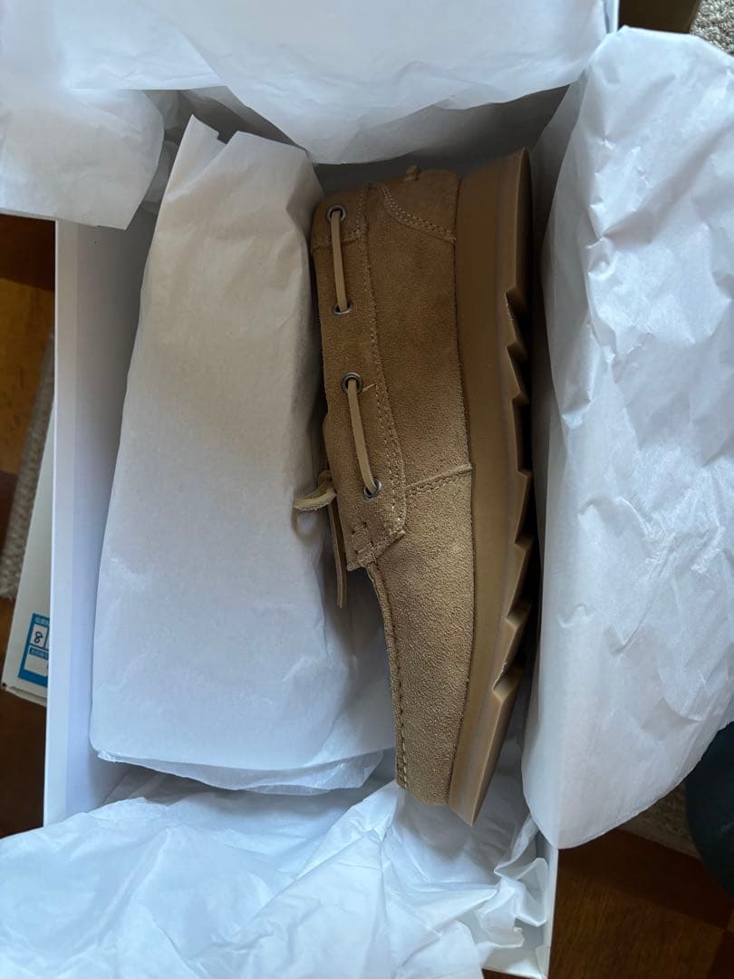 靴 nonative OFFICER DECK SHOES COW LEATHER