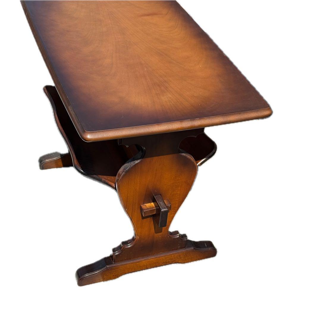 カリモクkarimoku サイドテーブル マガジンラック付 コロニアル 机 花台