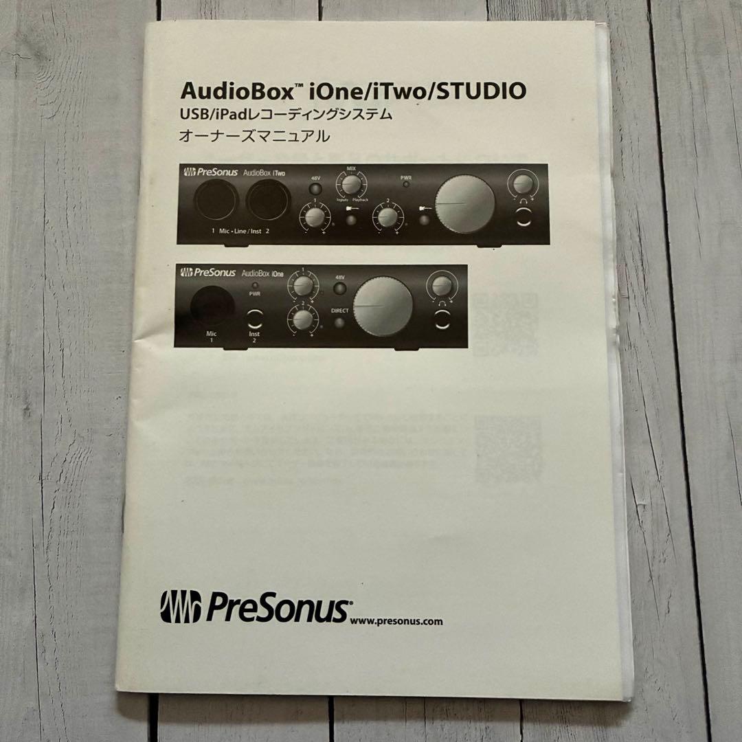 新品　PreSonus AudioBox iTwo Studio DAW セット