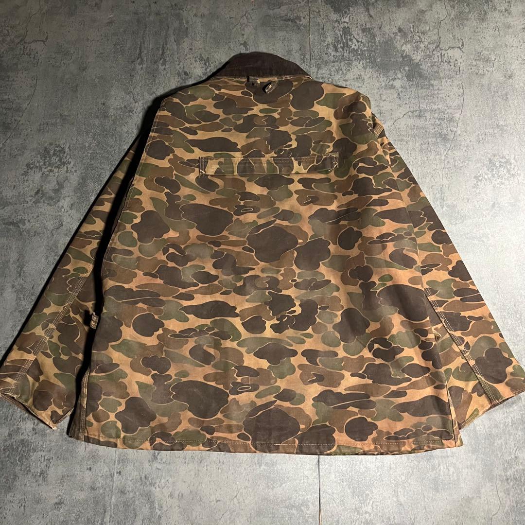 80s Carhartt USA製 ハンティングジャケット ダック 迷彩
