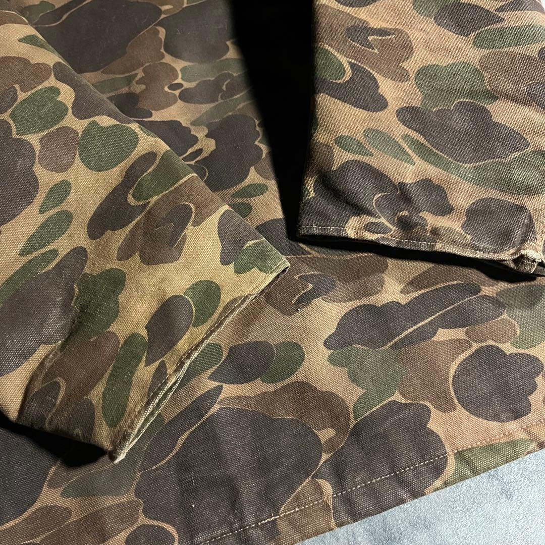80s Carhartt USA製 ハンティングジャケット ダック 迷彩