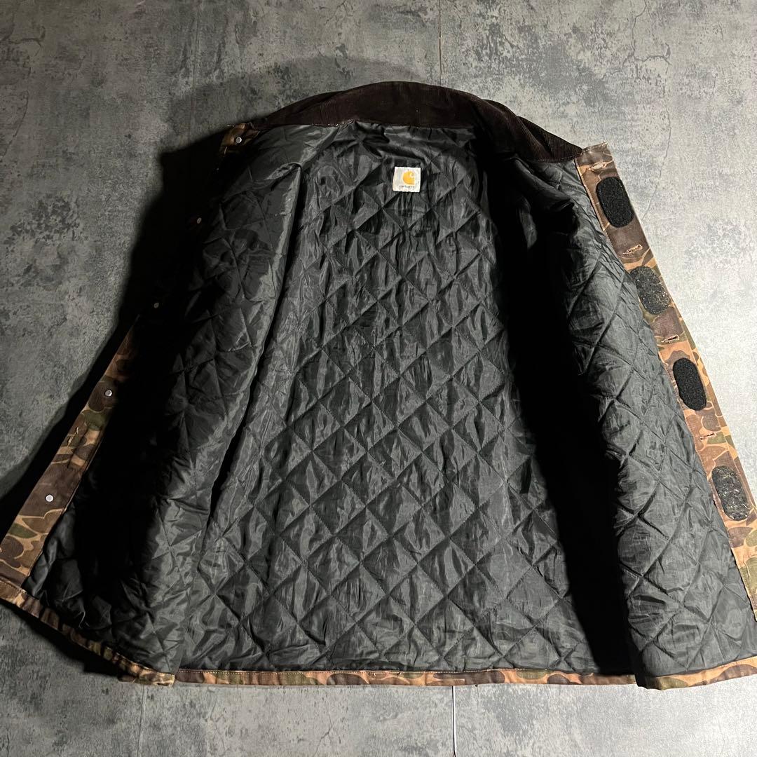 80s Carhartt USA製 ハンティングジャケット ダック 迷彩