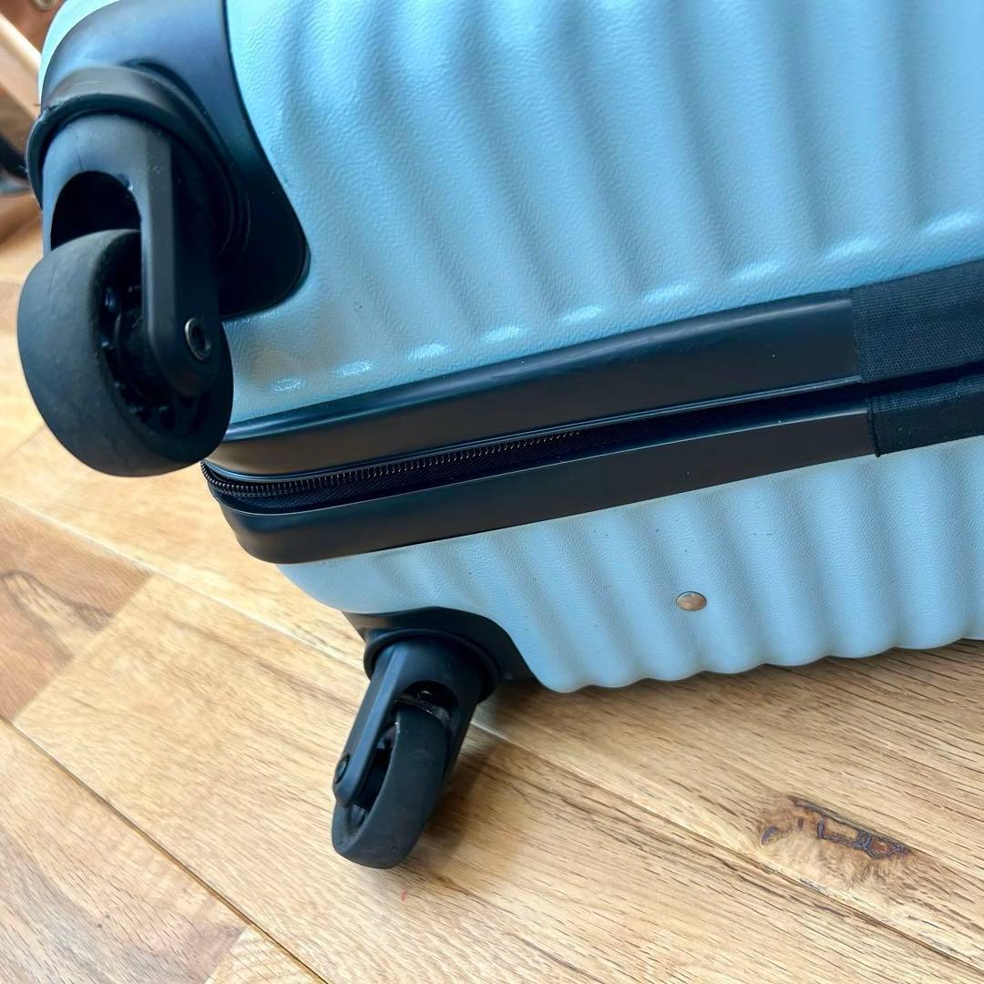 ハント　マイン　スーツケース　キャリーケース　TSAロック　ブルー　水色