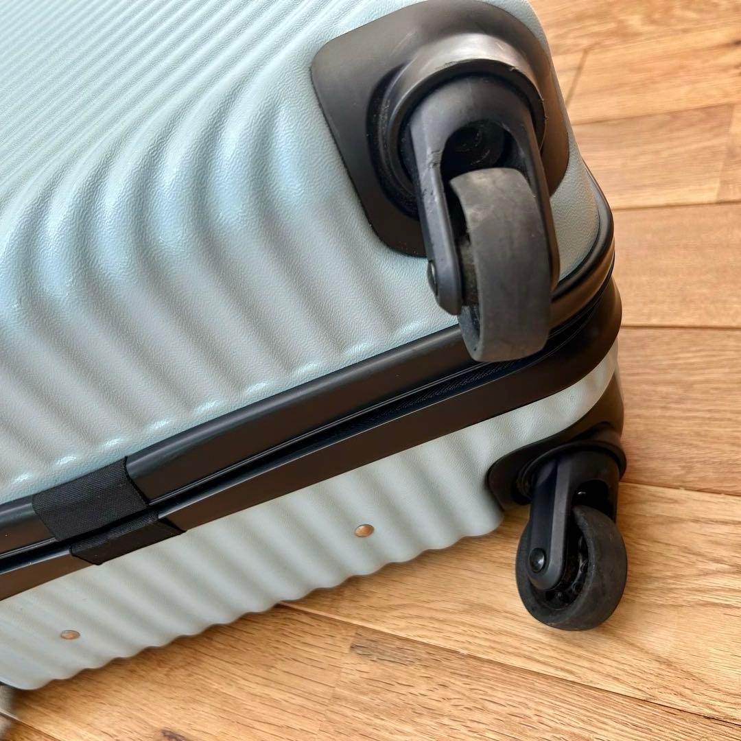 ハント　マイン　スーツケース　キャリーケース　TSAロック　ブルー　水色