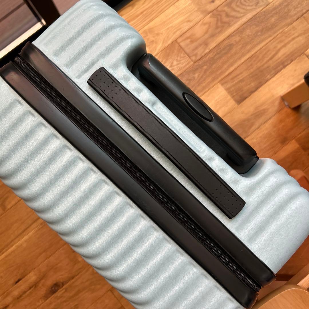 ハント　マイン　スーツケース　キャリーケース　TSAロック　ブルー　水色