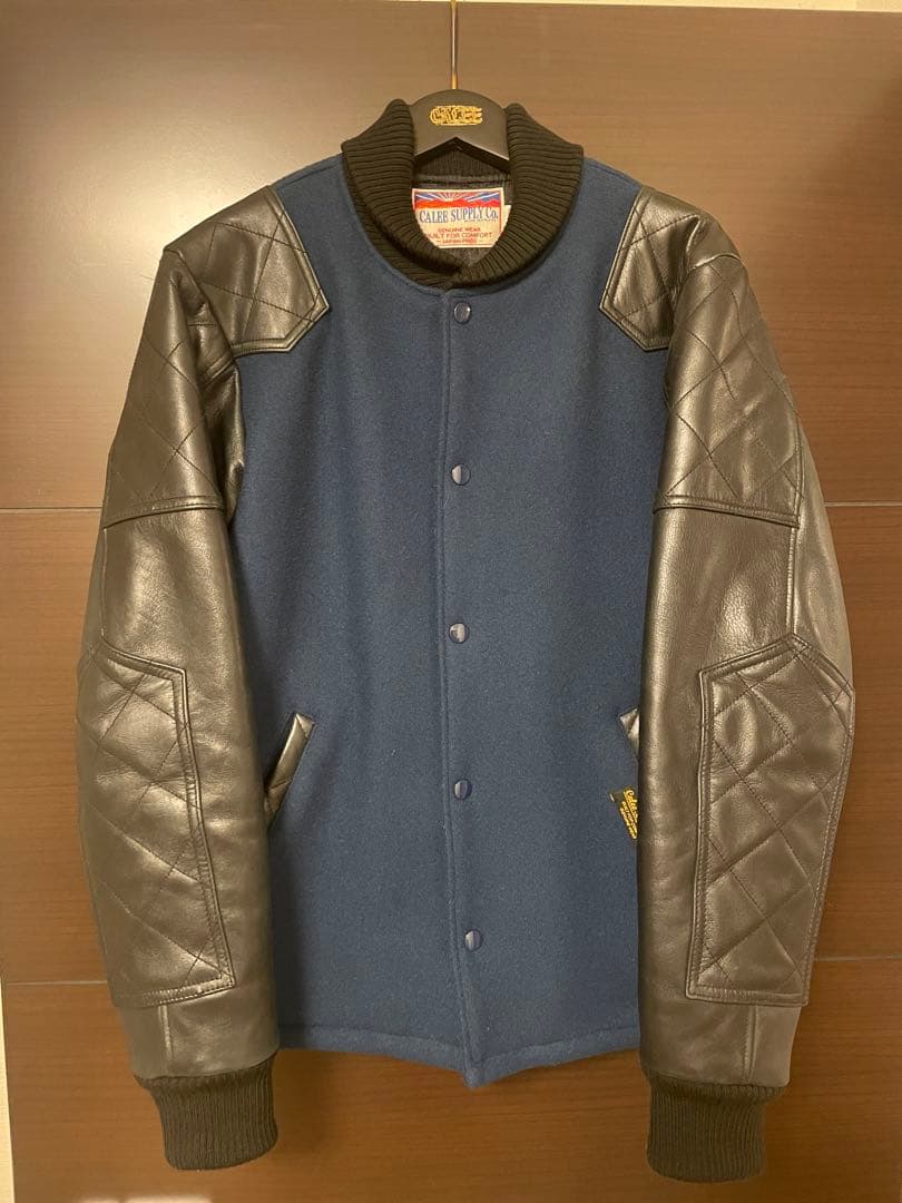 ま*ー様 [極上美品] CALEE キャリー　ファラオ ジャケット 袖レザー ス