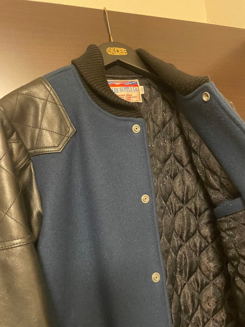 ま*ー様 [極上美品] CALEE キャリー　ファラオ ジャケット 袖レザー ス