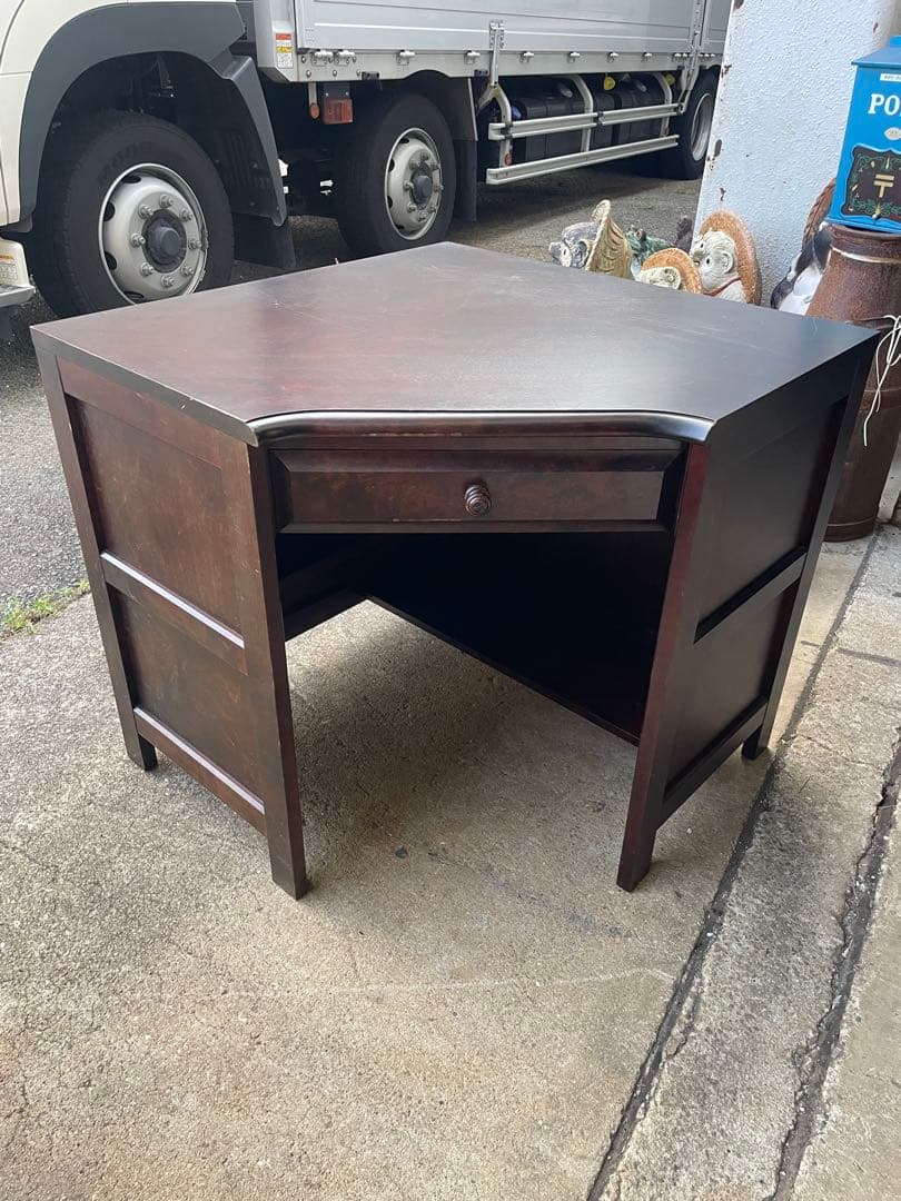 北海道家具　樺 カバ材　無垢　ライティングデスク　ライティングビューロー