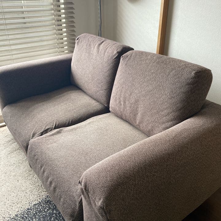 【定価7万円】無印良品 ソファ 2シーター ポケットコイル カバー付き