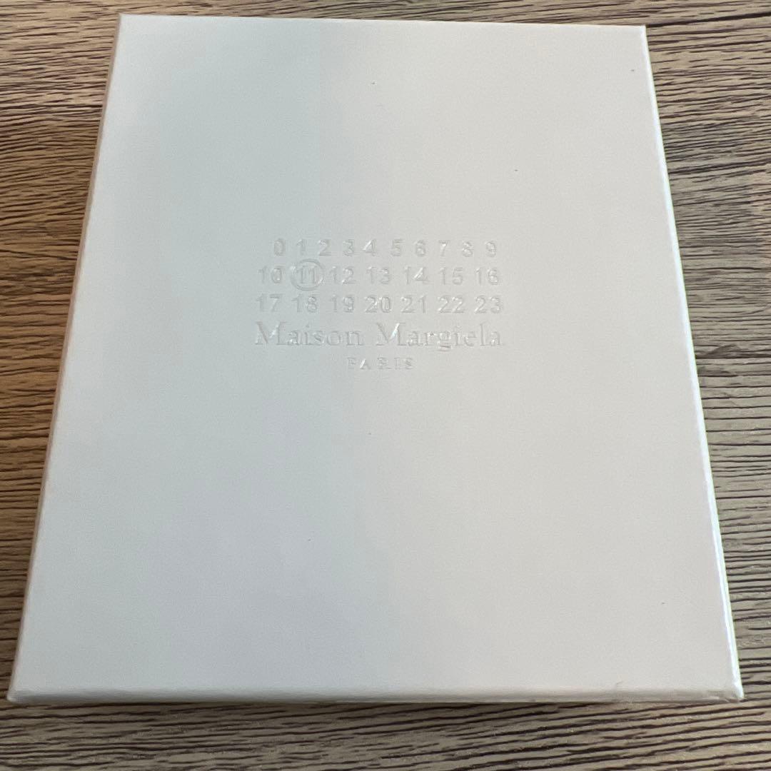 Maison Margiela メゾンマルジェラ ブラックレザー マネークリップ