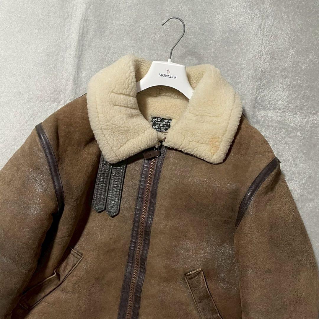 AVREX アヴィレックス B-3 フライトジャケット バックデザイン 42